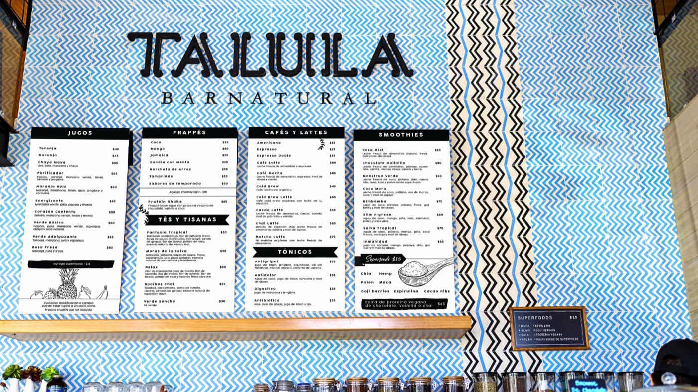 Talula · Barnatural: marca, menús y redes