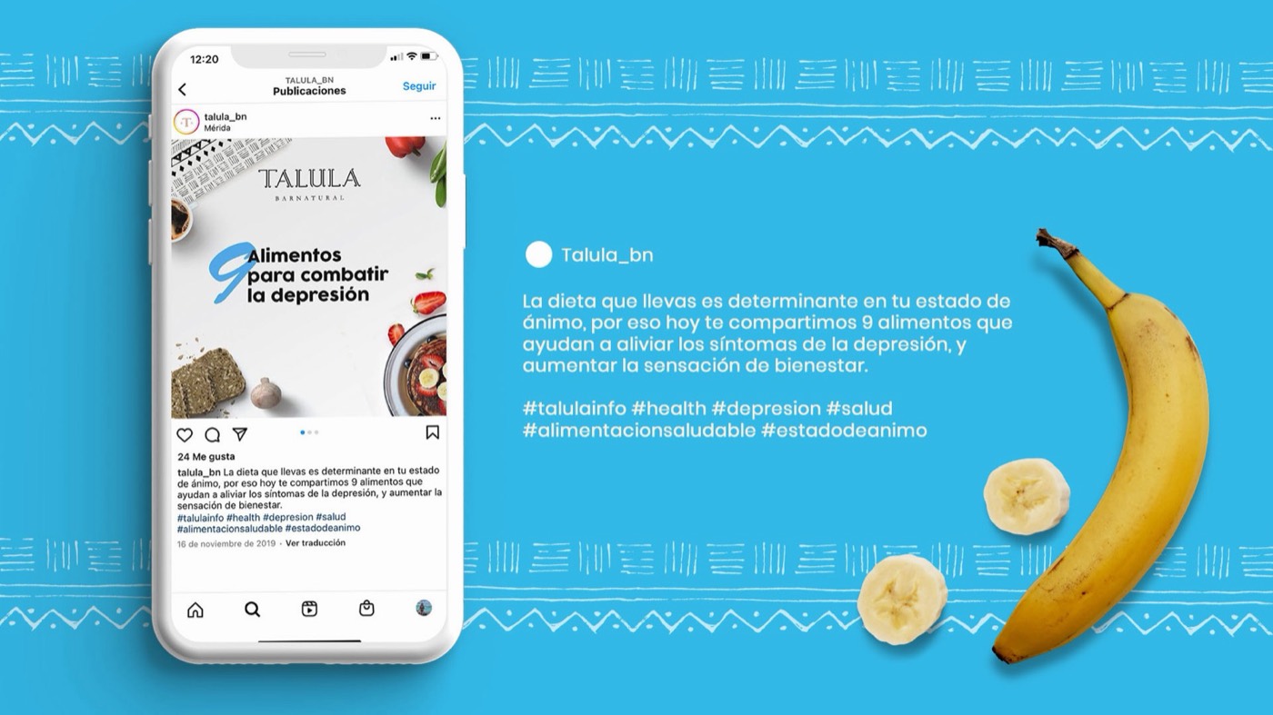 Talula · Barnatural: marca, menús y redes