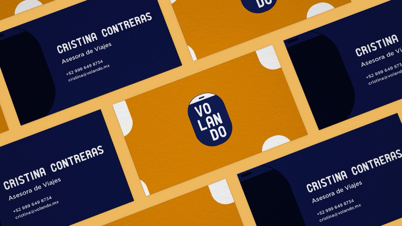 Volando · Viajes: identidad corporativa