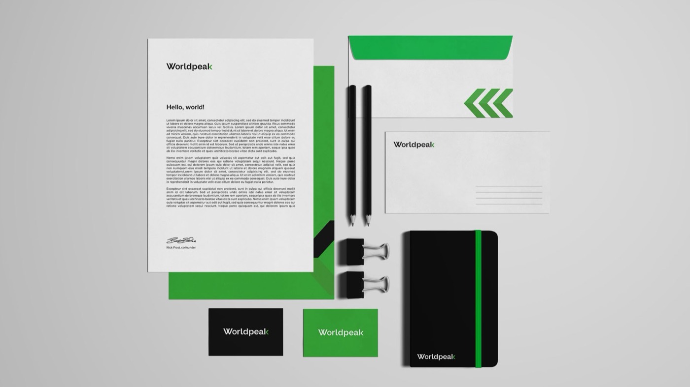 Worldpeak · Identidad corporativa